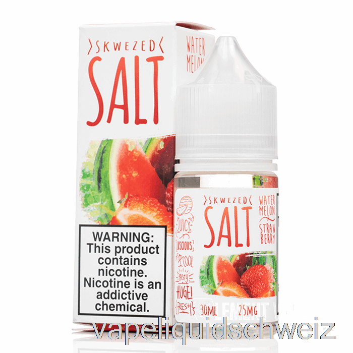 Wassermelone-Erdbeere - Skwezed-Salze - 30 Ml 50 Mg Vape Ohne Nikotin